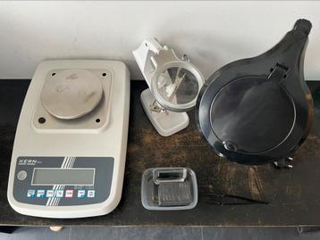 Goudweegschaal + accessoires, Enlèvement, Comme neuf