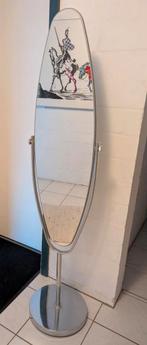 Miroir sur pied rotatif vintage