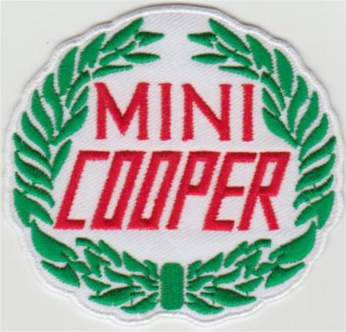 Mini Cooper stoffen opstrijk patch embleem #3, Collections, Marques automobiles, Motos & Formules 1, Neuf, Envoi