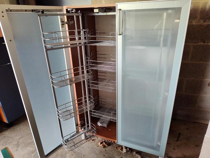 Opbergkast/ 2 uittrekelementen, Huis en Inrichting, Kasten | Lockerkasten, Gebruikt, Ophalen