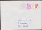 1990 - BELGIË - Enveloppe - Y&T 1844 & 2202 + MENEN 1, Gestempeld, Koninklijk huis, Frankeerzegel, Verzenden