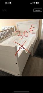4 lit enfants Ikea, Kinderen en Baby's, Kinderkamer | Bedden, Ophalen, 85 tot 100 cm, Gebruikt, Lattenbodem