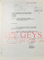 Affiche Jef Geys 1999, Enlèvement ou Envoi