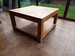 Salontafel teak 80cm x 80cm x 46 cm hoog, Huis en Inrichting, Tafels | Salontafels, Ophalen, Zo goed als nieuw