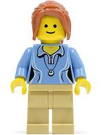 Lego figuur twn189 Female Parisian restaurant / F2, Kinderen en Baby's, Speelgoed | Duplo en Lego, Ophalen of Verzenden, Nieuw