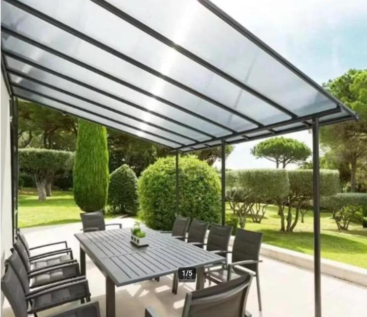 Pergola / carport / overkapping 4 x 3m aluminium, Tuin en Terras, Overkappingen, Gebruikt, Carport, Ophalen