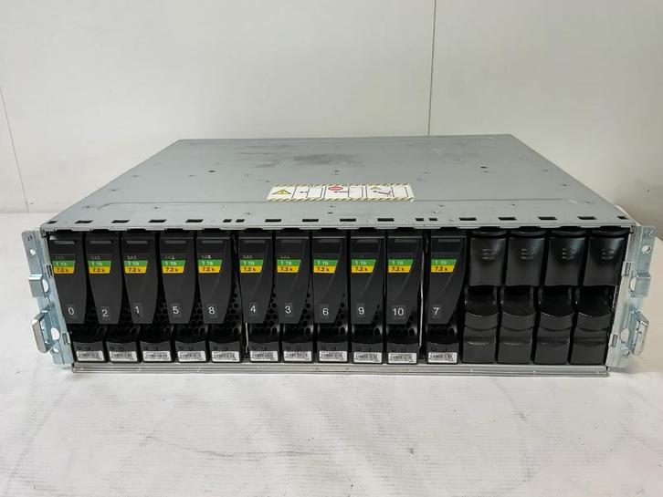 EMC KTN-STL3 Disk Array 15-Slot met 11x1TB SAS Drives, Computers en Software, Harde schijven, Gebruikt, Server, Extern, HDD, SAS