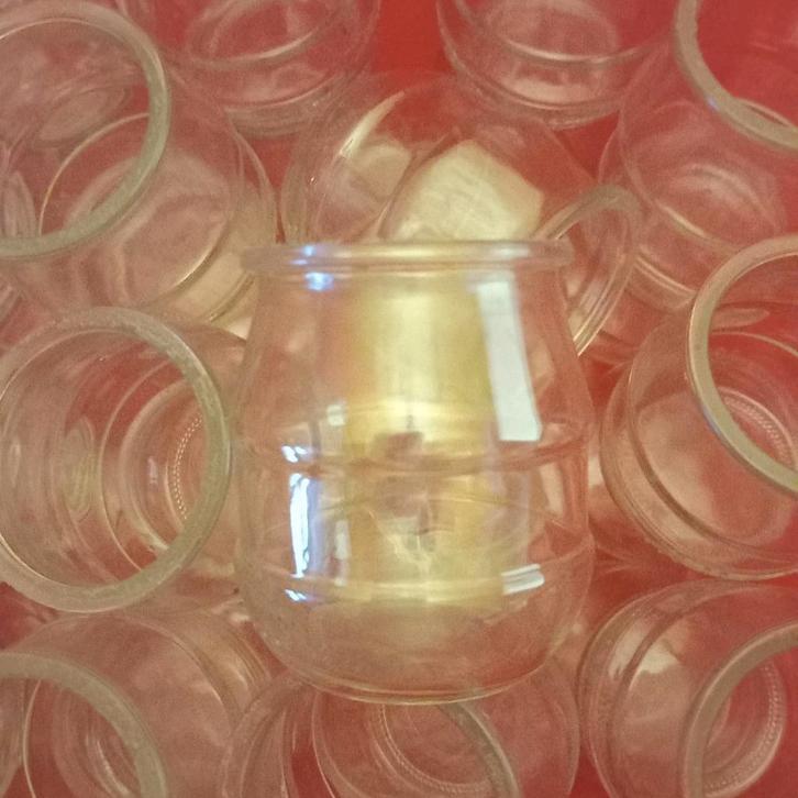 Glazen potjes, Hobby en Vrije tijd, Feestartikelen, Nieuw, Ophalen