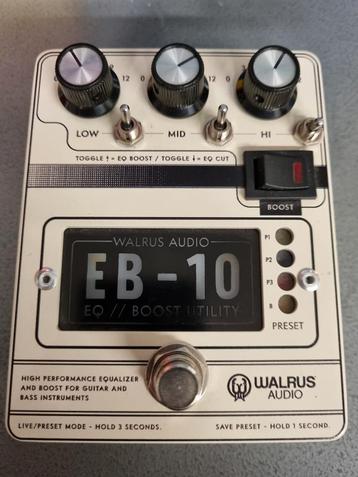 Walrus eb10 boost/EQ