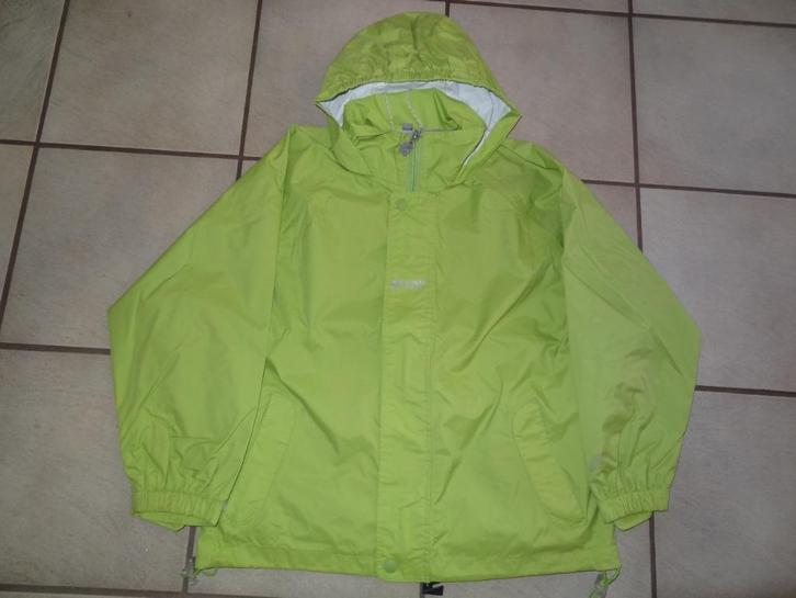 K Way groene kinder regenjas (maat 8 j / 128) (goede staat), Kinderen en Baby's, Kinderkleding | Maat 128, Gebruikt, Jongen of Meisje