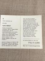 Soldaat WOII BRIGADE PIRON Denolf Brugge +1984, Envoi, Image pieuse