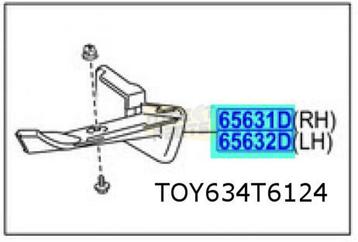Toyota Aygo (6/18-) (B40) / Toyota Aygo 7/14-7/18 (B40) defl beschikbaar voor biedingen