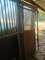 Gegalvaniseerde Voor wand met schuifdeur voor paardenstal, Dieren en Toebehoren