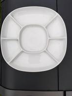 Zes witte fondueborden. GRATIS, Ophalen