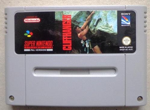 Cliffhanger voor de Europese Super Nintendo, Games en Spelcomputers, Games | Nintendo Super NES, Gebruikt, Ophalen of Verzenden