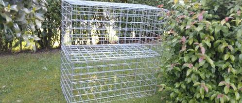 2 x galva schanskorf/steenkorf, afmetingen 100cmx50cmx50cm, Tuin en Terras, Bielzen en Borduren, Zo goed als nieuw, Overige typen