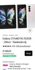 Samsung z fold 3 in werkende staat met alle toebehoren, Telecommunicatie, Ophalen of Verzenden