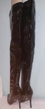546C* prachtige zwarte laarzen met hoge hakken (41), Kleding | Dames, Schoenen, Hoge laarzen, Verzenden, Zwart, Nieuw