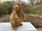 Beeld Gouden beer, woonkamer, baby, zwanger 105 cm, Ophalen, Nieuw, Kunststof, Dierenbeeld