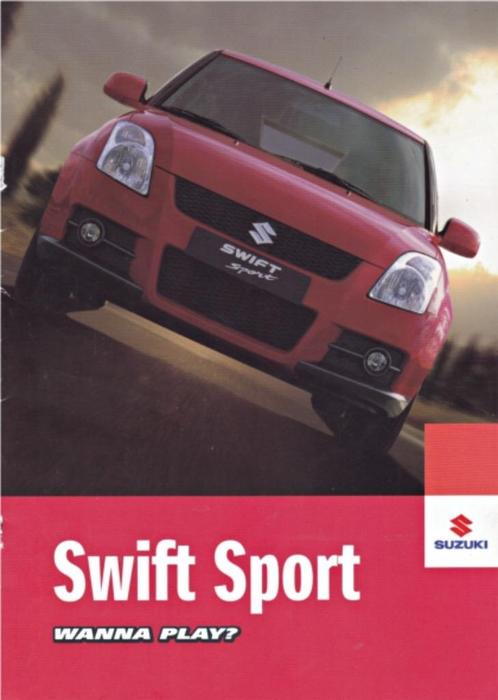 Brochure Suzuki Swift Sport 09-2006 NEDERLAND, Livres, Autos | Brochures & Magazines, Comme neuf, Autres marques, Enlèvement ou Envoi