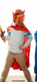Carnaval ridder raveleijn rood cape + helm Efteling, Kinderen en Baby's, Carnavalskleding en Verkleedspullen, Nieuw, Ophalen