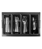 Bestekbak - Bestekkoffer - Bestekhouder zwart GN1/1 53x32cm, Huis en Inrichting, Keuken | Bestek, Kunststof, Nieuw, Ophalen of Verzenden