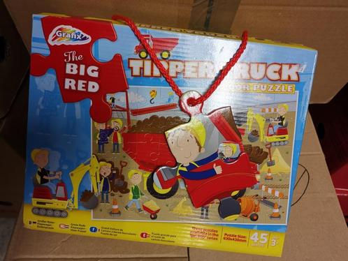 Puzzle Grafix le gros ouvrier de camion à benne rouge, Enfants & Bébés, Jouets | Puzzles pour enfants, Comme neuf, 4 à 6 ans, 10 à 50 pièces