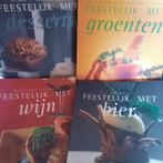 FEESTELIJK MET .... WIJN, BIER, GROENTEN,DESSERTS, Ophalen of Verzenden