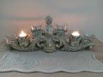 Baroque stijl tealight houder, Beige, Enlèvement, Autres matériaux, Chandelier