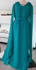 Robe de cérémonie verte 44, Robe de cocktail, Comme neuf, Vert, Taille 42/44 (L)