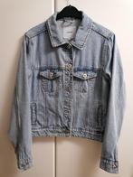 Lichtblauw jeansvestje met kraag, maat 42, Ophalen of Verzenden, Nieuw