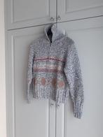 Gebreide trui wol/angora met rits XL - River Woods, Maat 56/58 (XL), Ophalen of Verzenden, Zo goed als nieuw, Grijs