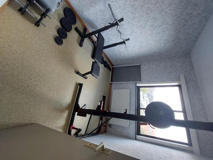 Fitness gerief, Sport en Fitness, Fitnessmaterialen, Gebruikt, Halterset, Armen, Benen, Borst, Rug, Ophalen