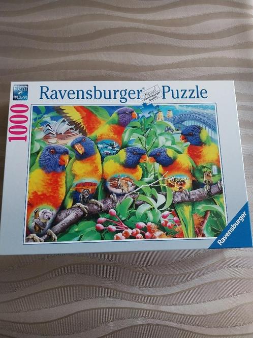 Puzzel Ravensburger "Lori's vd Blauwe Bergen" 1000 stuks, Hobby & Loisirs créatifs, Sport cérébral & Puzzles, Comme neuf, Puzzle