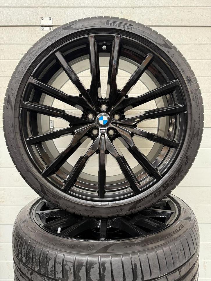 DEMO 22’’ BMW X5 X6 G05 G06 VELGEN ZOMERBANDEN ORIG SET TPMS, Auto-onderdelen, Banden en Velgen, Banden en Velgen, Zomerbanden