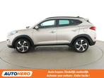 Hyundai Tucson 1.6 TGDI Creative 2WD (bj 2018, automaat), Auto's, Gebruikt, Wit, Leder, SUV of Terreinwagen