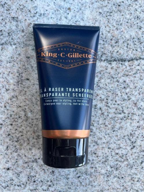 transparante sheergel king gillette, Handtassen en Accessoires, Uiterlijk | Gezichtsverzorging, Nieuw, Verzorging, Ophalen of Verzenden