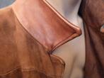 Veste cuir & daim, bien chaude, T: XXL., Enlèvement ou Envoi, Porté, Taille 56/58 (XL), Brun