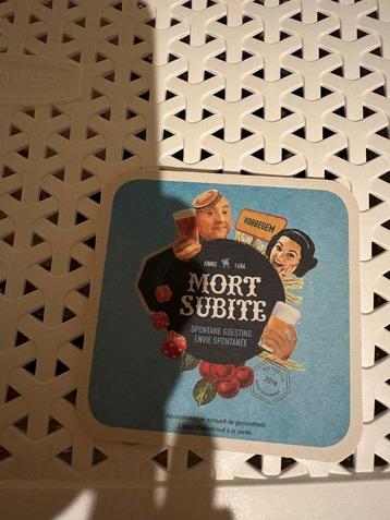 Bierviltje mort subite  beschikbaar voor biedingen