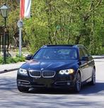 BMW 530d EURO6 - Volledig optioneel leder, GPS, panoramadak,, Automaat, Achterwielaandrijving, 2993 cc, Zwart