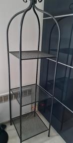 Zwart regaal, Ophalen, Zo goed als nieuw, Metaal, Overige typen