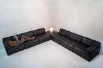 De Sede DS‑76 modulaire leren sofa, Huis en Inrichting, Ophalen of Verzenden, Gebruikt, Hout, Vintage