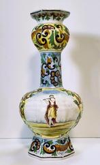 Knobbel Vaas, handbeschilderd., Antiek en Kunst, Ophalen of Verzenden