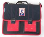 vintage boekentas met oplichtstrips - thema luchtvaart, Handtassen en Accessoires, Tassen | Schooltassen, Ophalen of Verzenden