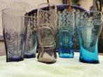 5x Coca-Cola gekleurde glazen. Prijs is voor 5 glazen., Glas, Overige stijlen, Glas of Glazen, Ophalen of Verzenden