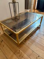 Tafel met glas, Ophalen, Gebruikt, 100 tot 150 cm, 50 tot 100 cm