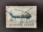 Belgie 1957 - helicopter Sabena, Postzegels en Munten, Vliegtuigen, Ophalen of Verzenden, Gestempeld