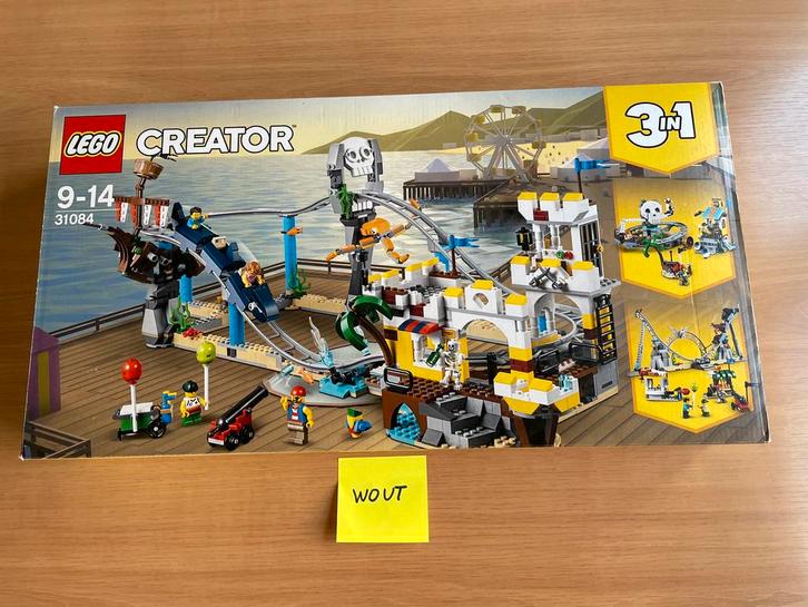 Lego creator pirate roller coaster, Kinderen en Baby's, Speelgoed | Duplo en Lego, Zo goed als nieuw, Lego, Complete set, Ophalen