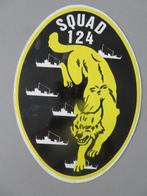 sticker Squad 124 Zeemacht, Verzamelen, Militaria | Algemeen, Ophalen of Verzenden, Marine