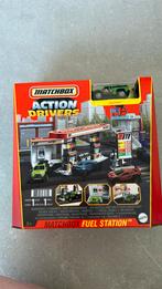 Matchbox Action Drivers - tankstation, Kinderen en Baby's, Ophalen, Zo goed als nieuw